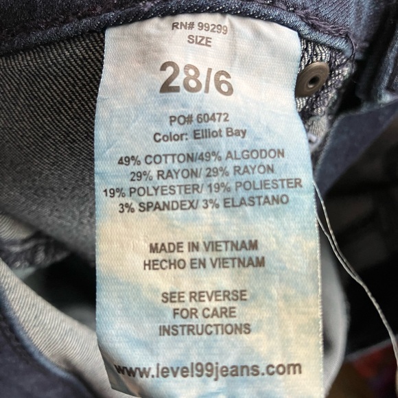 Level 99 Jeans Women’s Size 26/6 - Picture 6 of 6